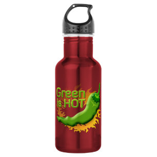 Grün ist HEISS Trinkflasche