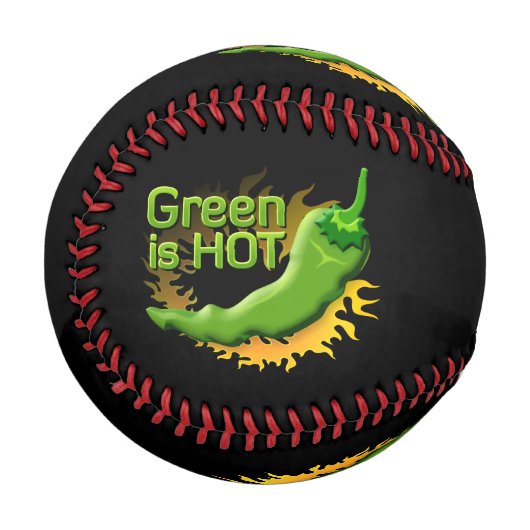 Grün ist HOT Baseball (Rückseite Rechts)