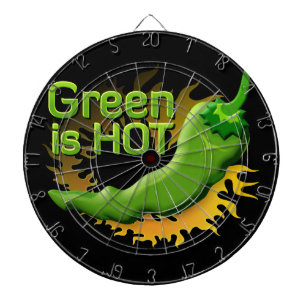 Grün ist HOT Dartscheibe