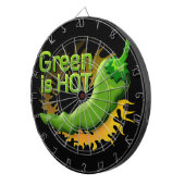 Grün ist HOT Dartscheibe (Vorderseite rechts)