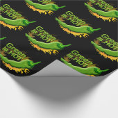 Grün ist HOT Geschenkpapier (Ecke)