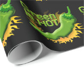 Grün ist HOT Geschenkpapier (Rolleneckpunkt)