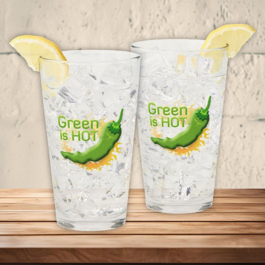 Grün ist HOT Glas