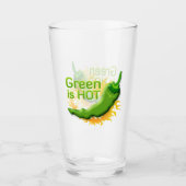 Grün ist HOT Glas (Vorderseite)