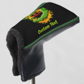 Grün ist HOT Golf Headcover (3/4 Vorderseite)