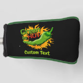 Grün ist HOT Golf Headcover (Vorderseite)