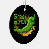 Grün ist HOT Keramikornament (Rechts)