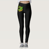 Grün ist HOT Leggings (Vorderseite)