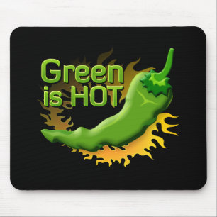 Grün ist HOT Mousepad
