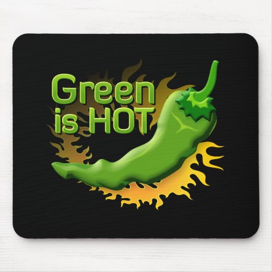 Grün ist HOT Mousepad (Vorne)