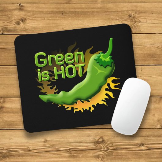 Grün ist HOT Mousepad
