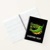 Grün ist HOT Notizbuch (Innenseite)