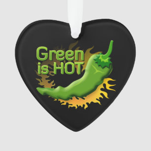 Grün ist HOT Ornament
