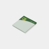 Grün ist HOT Post-it Klebezettel (angewinkelt)
