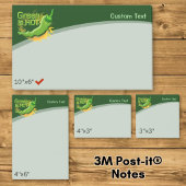 Grün ist HOT Post-it Klebezettel