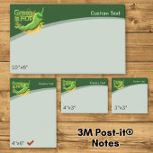 Grün ist HOT Post-it Klebezettel
