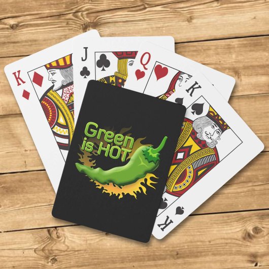 Grün ist HOT Spielkarten