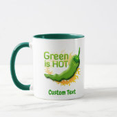 Grün ist HOT Tasse (Links)