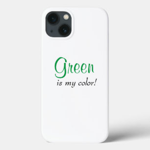 Grün ist meine Farbe Süße Mädchen Aussage  Case-Mate iPhone Hülle