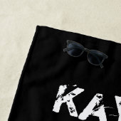 Grün Ja, ich rieche wie ein Pferd Personalisiert Strandtuch (Beispiel)