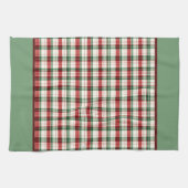 Grün kariert geschirrtuch (Horizontal)