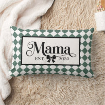 Grün kariert Harlekin Custom Mama Est.