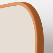 Grün kariert modernes Monogramm Pickleball Paddle (Linke Seite)