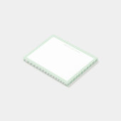 Grün kariert post-it klebezettel (angewinkelt)