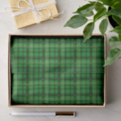 Grün Kariert Seidenpapier (Geschenk)