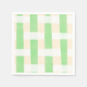 Grün kariert Sommer Serviette (Vorderseite)