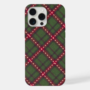 Grün & Karierte, gemütliche Weihnachtsfeier iPhone 15 Pro Max Hülle