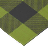 Grün karierter Garten Tischdecke (Schrägansicht)