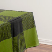 Grün karierter Garten Tischdecke (Beispiel)