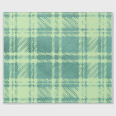 Grün kariertes Geschenkpapier (Flach)