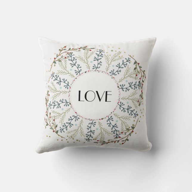 Grün Kissen (Rückseite)