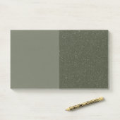 Grün klebrige Post-It-Notes mit zwei Tonen Moos (b Post-it Klebezettel (Auf Schreibtisch)