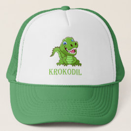grün Krokodil Truckerkappe