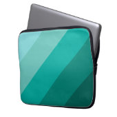 Grün Laptopschutzhülle (Vorderseite Links)