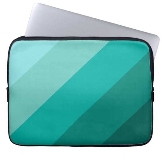 Grün Laptopschutzhülle (Vorderseite)