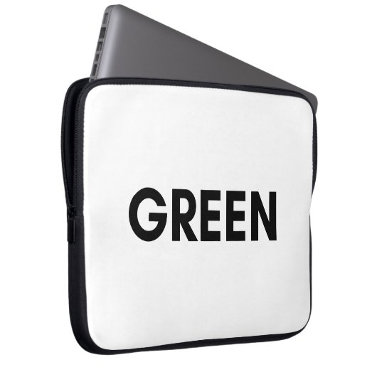 grün laptopschutzhülle (Vorne Rechts)