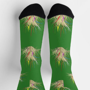 Grün lasse dich als natürlich socken