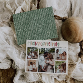 Grün Lässige Weihnachten Fünf Foto