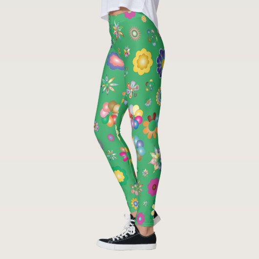Grün-Legging Leggings (Links)