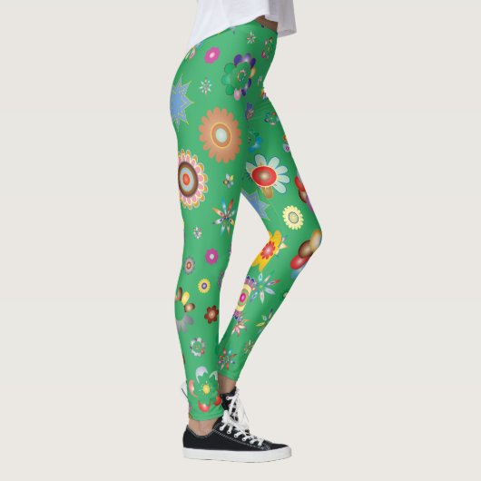 Grün-Legging Leggings (Rechts)