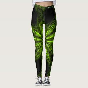 Grün Leggings