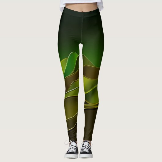 grün leggings (Vorderseite)