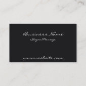 Grün leuchtet Visitenkarte durch (Rückseite)