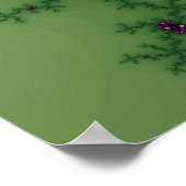 Grün/Lila Julia Talisman (Print) Poster (Ecke)