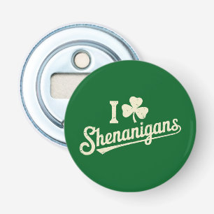 Grün Lustiger Irischer Patty's Shamrock Sankt Patr Flaschenöffner