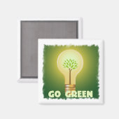 grün magnet (Vorderseite/Rückseite)